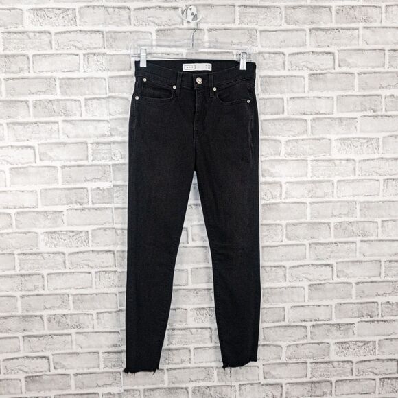 AYR Women's size 27 The CHILLER Denim Jeans Skinny ankle fray crop - Picture 12 of 12